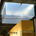 mirror translucent soild sliding plastic window track panels